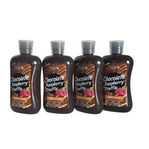Personal Care Chocolate Raspberry Truffle Body Wash 8 FL Oz Each (4Bottles)